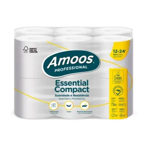 Papel Higienico Dom 2F Compact 12=24 P12 S96 Amoos