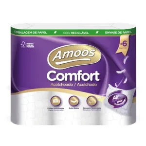 Papel Higienico Dom 3F Quilted AET P6 S42 Amoos