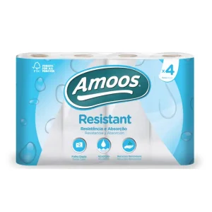 Papel Cozinha 2 Fls P4  Resistant Cx48  - Amoos
