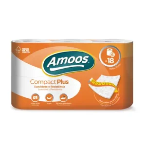 Papel Higienico Dom 2F Compact 6=18 P6 S42 Amoos